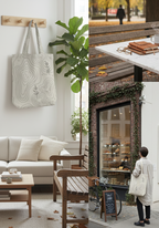 Aethetic Unisex Totebag Zipper