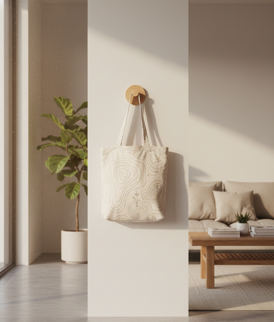 Aethetic Unisex Totebag Zipper