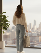 Aesthetic Unisex Totebag Zipper